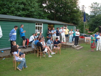 Pilgrims post match wind down